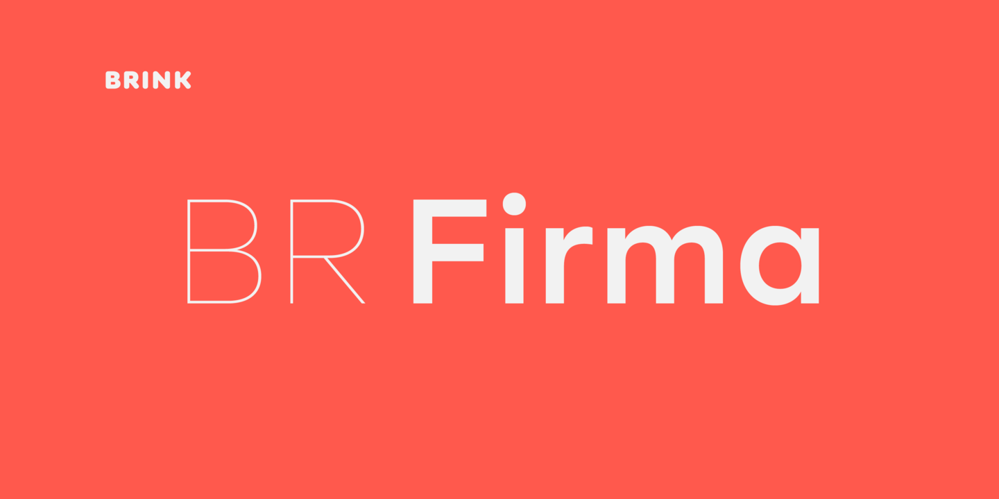 BR Firma Regular Font preview